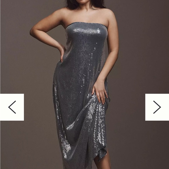 Hutch Sequin Sleeveless Maxi Dress - Picture 4 of 9